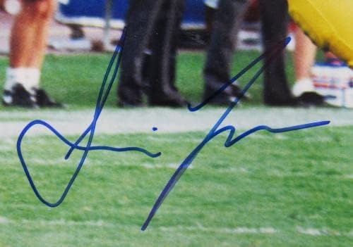 Amani Toomer potpisao automatsko automatsko-autogram 8x10 fotografija - autogramene NFL fotografije