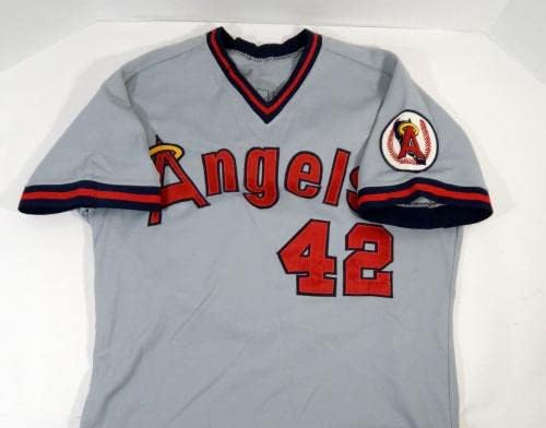 California Angels Young 42 Game Polovni sivi Jersey DP17528 - Igra Polovni MLB dresovi