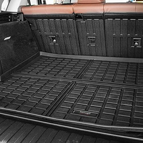 YonUglit podne prostirke i teretna prostirka Kompatibilni za BMW X5 2019-2023 Svi vremenski promet TPE Gumeni Protection MAT miris-free,