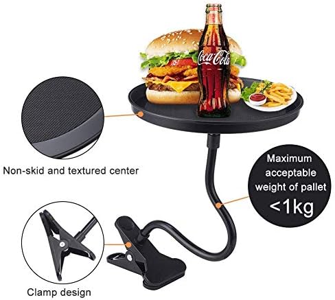 JSCARLIFE Držač za ladicu za hranu za hranu, podesivi nosač za prehrambeni nosač 360 stupnjeva za okretni stol za oblaganje Spremanje
