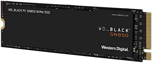 Western Digital WD 2TB WD_Black SN850 NVMe PCIe 4.0 M. 2 interni SSD za igre bez hladnjaka