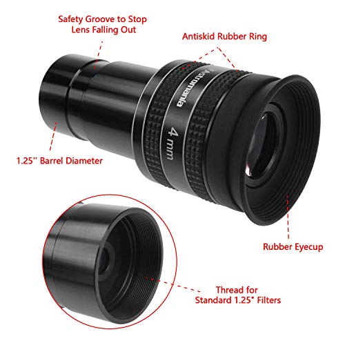 ASTROMANIA 1,25 4mm planetarni okular 58 mm za teleskop