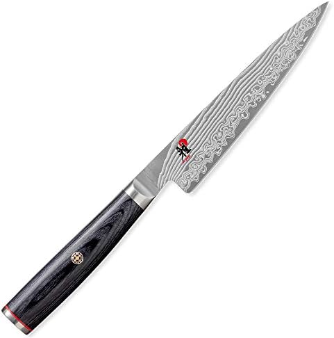 MIYABI 34680-111 5000fc-D Mali mač, 4,3 inča , voće Damaska, sitni nož, višeslojni čelik, nerđajući čelik, proizveden u gradu Seki,