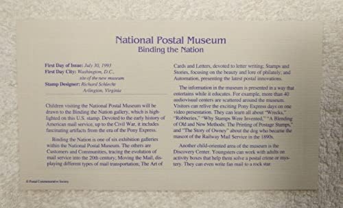 Nacionalni poštanski muzej - Vezivanje nacije - 22KT zlatna replika markica / Prvi dan pokrivač plus Info kartica - poštansko-komemorativno