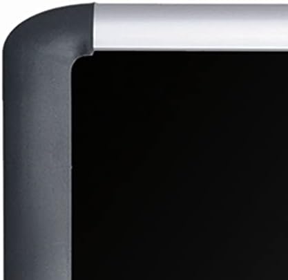 Mastervision MVI Serija Crna pjenasta oglasna ploča s mekim dodirom, ploča sa potisnom iglom za montažu na zid, 48 x 96,