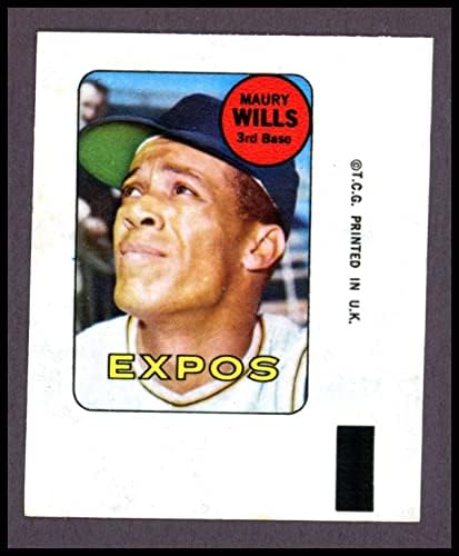 1969 TOPPS Maury Wills Montreal Expos NM / MT Expos