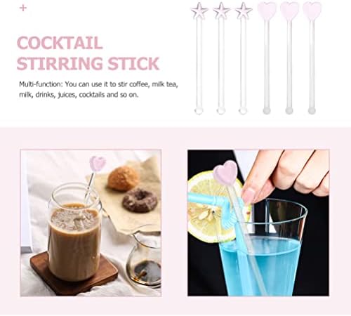 HEMOTON mešalice za kafu 6 kom koktel Swizzle Sticks mikser Bar Puddler Swizzle Stick Sticks kafa napitak piće štap za mešanje bar