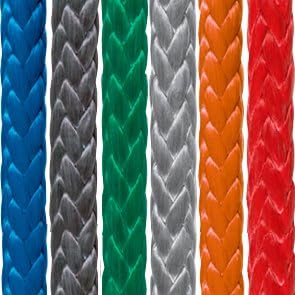 Cbknot Samson Premium Amsteel Blue 3/16 Srebrno jak dyneema vlakno sa 4,900 lb. zatezna čvrstoća. Moment Besplatno sa niskim rastezanjem,