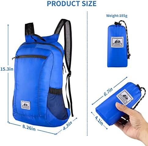 Cslehel ruksak za planinarenje, lagani vodootporni dnevni ruksak, sklopiva sportska torba za planinarenje za kampiranje za muškarce