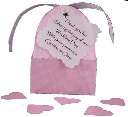 Vjenčana personalizirana ružičasta kutija za pogon