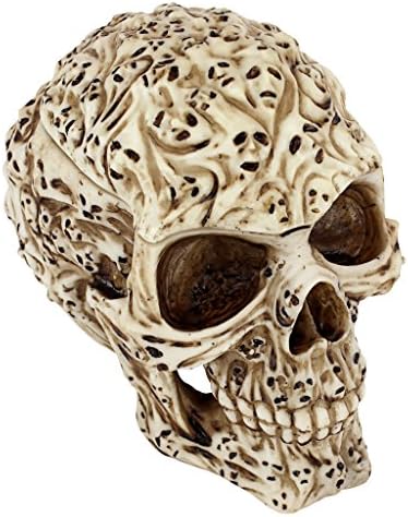 Dizajn Toscano CL76381 Skull's soul Spirit skulpturalna kutija, puna boja