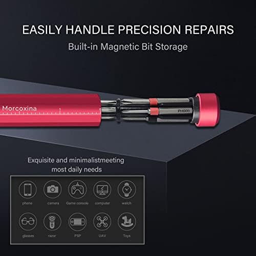 Morcoxina 10 u 1 Mini Setovi odvijača, precizni set odvijača, prijenosni višenamjenski odvijač, Komplet alata za popravak za elektroniku,