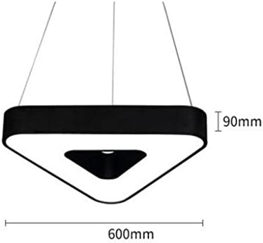 Luster LED Hollow Triangle luster, moderna jednostavna uredska plafonska svjetla Kreativna ličnost Restoran Spavaća soba Viseća svjetla,