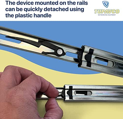Rackmount klizne šine-komplet za 1U-4U šasiju 2 ili 4 klizača za montiranje na Post za slučaj servera Tupavco TP1812
