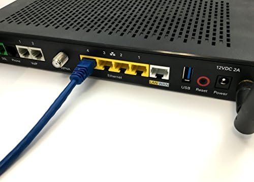 Xavier CAT5BL-10 Kategorija 5E Ethernet mrežna zakrpa sa oblikovanim pukotinom, 10 ', plavom bojom