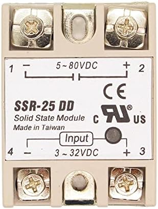 Ilame 25DD SSR ulaz 3~32vdc opterećenje 5~80VDC DC jednofazni DC relej čvrstog stanja
