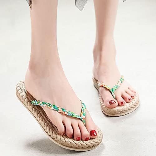 Wzpimt klinaste sandale žene visoke povećane sandale na platformi elegantne ljetne japanke s klinastim cipelama za potporu Luka Comfort