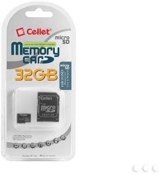 Cellet 32GB Samsung I9000b Micro SDHC kartica je prilagođena formatiran za digitalne velike brzine, bez gubitaka snimanje! Uključuje