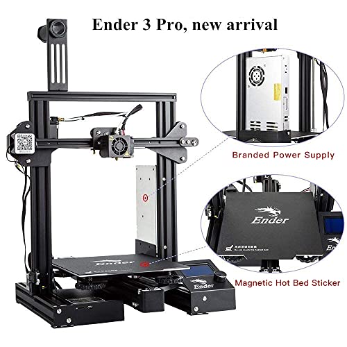 CREALIY ENDER 3 PRO 3D štampač i PLA 3D filament pisača crno i crno