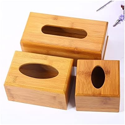 BAMBOO TISKUS BOX Desktop Storage Wood tkivo kutija Kreativni automobil Početna Crtvanje kućnog crtanja Kutija za crtanje i drveno