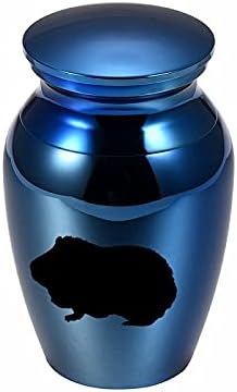 Ruitaiqin JNXL nehrđajući čelik plava gravura 72mm * 42mm Kremacija urne za ljudske kućne ljubimce Pepeo Suveniri 0222