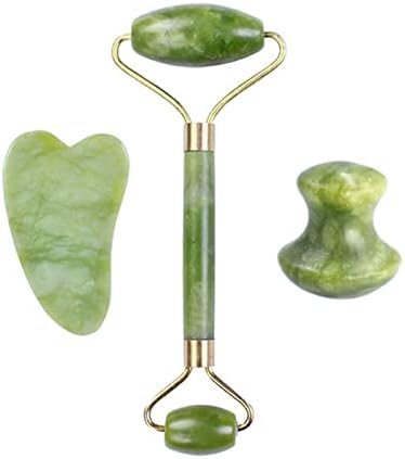 Roller za masažu lica Gua Sha ploča dvostruka glava Jade Stone Jade Roller Gouache, tip 015