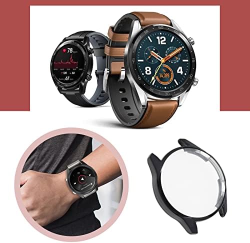 2pcs watch cover sat zaštitni futrola kompatibilan sa Huawei GT 2 Sport / Cla-SSIC / Elite SmartWatch otporni na sveobuhvatni TPU