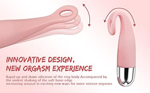 O-oblikovani vibrator / lizanje vibratora za precizan klitoris stimulacija fleksibilnog stimulatora bradavica i vibratora G-Spot za