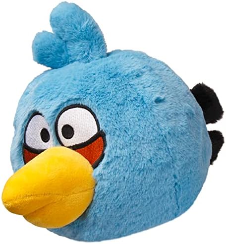 Mighty Mojo Angry Birds-Plava ptica - 8 inča kolekcionarska plišana lutka-zvanično licencirana-Super meka, umiljata Lutka za djecu