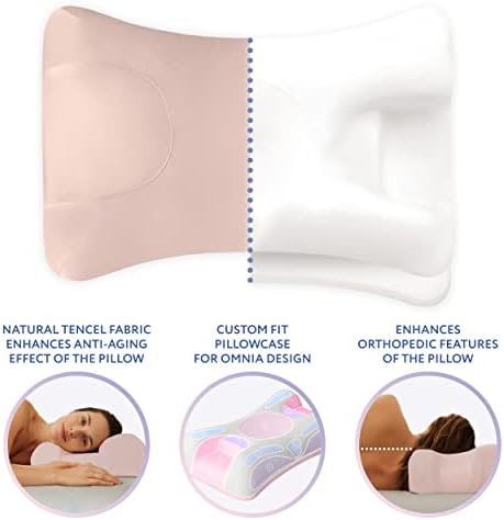 SLEEP & GLOW Omnia Tencel jastučnica za kosu i kožu odgovaraju jedinstvenom obliku jastuka za spavanje i sjaj Omnia - Prirodni eukaliptusni