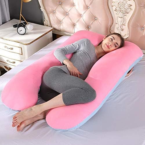 AKDSteel u oblik kristalni baršunasti jastuci za trudnice multifunkcionalni jastuk za podršku za spavanje za trudnice plava ljubičasta