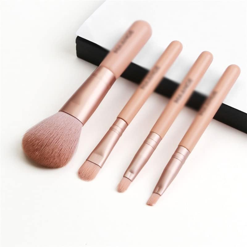 N / A 4pcs Prijenosni mini četkica za osnivanje četkica za šminkanje četkice kozmetički četkica za lice za makeup Beauty alat