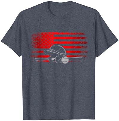 Odjeća Za Bejzbol Sa Američkom Zastavom - Bejzbol Majica