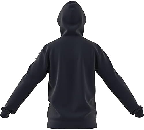 Adidas muške esencijane Fleece 3-Stripes punog zip hoodie