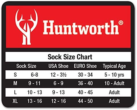 2 Pakovanje Huntworth HeavyWeight Wone Blend Boot Sock