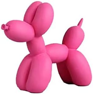 Skulptura za gol za pse smole, mini 4inch Creative Creative Clate za obrt za životinje Figurinski balon u obliku statua Art Skulpture