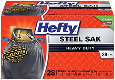 Hefty Steel Sak 39 gal kese za smeće vezica 28 pk