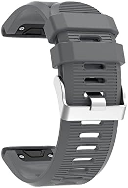 NYCR Zamjena Brzi puštanje Silikonskih kaiševa za Garmin Fenix ​​7x Smart Watch 26mm Sport Band Starp