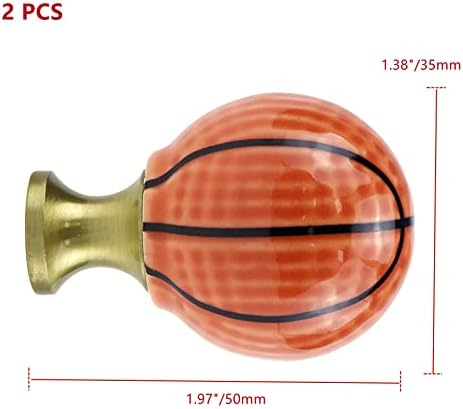 Wdonay 2 kom 1,38 Ormar za krug kreativne košarkaške ladice povlačenja ručica mjehura keramičkih ormarića hardver za kupaonicu spavaća