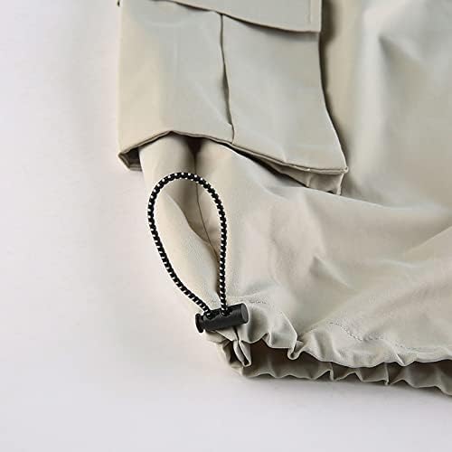 Ženske Casual Drawstring pantalone visokog struka Ruched Bandage ženska ličnost elastični struk svinja fensi odjeća za
