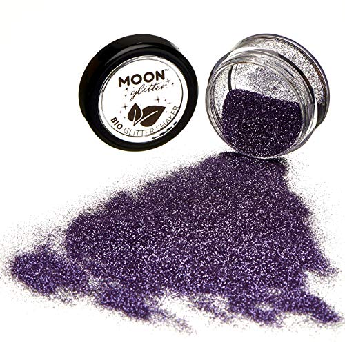 Biorazgradivi Eco Glitter Shakers by Moon Glitter - kozmetički biojak za bok za lice, tijelo, nokti, kosu i usne - 5g - lavanda