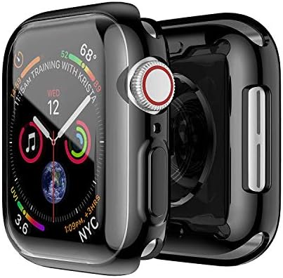 Kampostore Kompatibilan je sa Apple Watch series 4 - crni poklopac kućišta za Apple iWatch 4