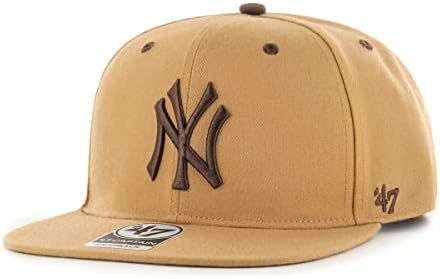 '47 New York Yankees Camel Toffee Sure Shot Captain Snapback Šešir-Toffee