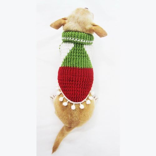 Praznički sezonski džemper za pse Božić odjeća za kućne ljubimce 7F Chihuahua, štene, yorkie