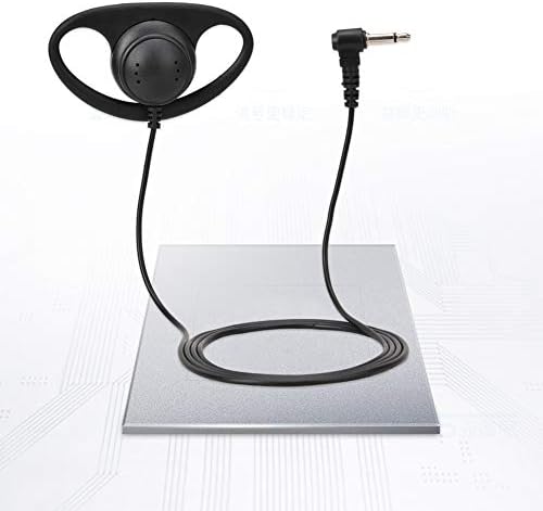 Slušalice Cuifati D tipa, D Tip 3,5 mm slušalice sa jednim slušanjem, slušalice D tipa voki-toki, dvosmjerna Radio slušalica, 2-pinski
