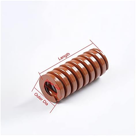 Ahegas Springs 1pcs Brown Vrlo teškog opseg kompresijskog kalupa Proljeće Vanjski prečnik 16mm × Unutarnji promjer 8mm × Dužina 20-100mm