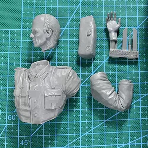 1 / 10 Drugi svjetski rat njemački komandant Bust Resin figura Kit neobojene i Nesastavljene minijature / / Gv5-61