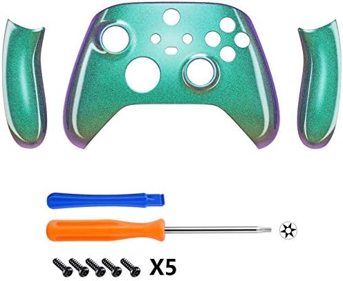 Extreerna kameleon zelena ljubičasta puna set shell w / baterija za Xbox seriju X / S kontroler - kontroler nije uključen