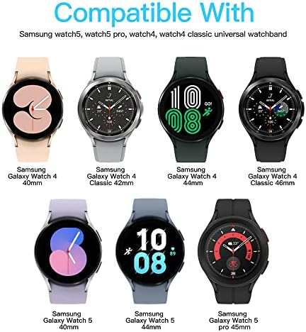 Kompatibilan sa Samsung Galaxy Watch 5 benda, magnetni obnaljnik za zamjenu za galaxy sat5 40mm / 44mm, Galaxy Watch 5 Pro 45mm Muškarci