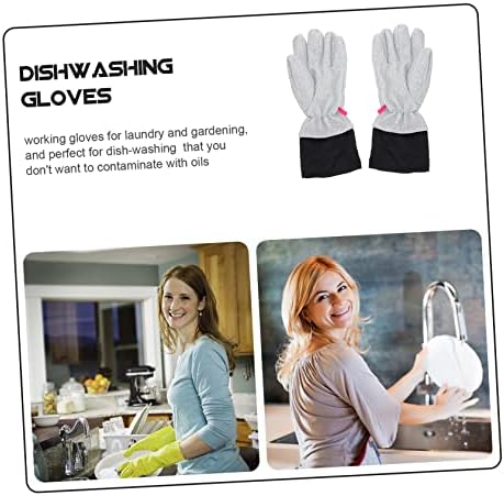 Hemoton 2kom rukavice za pranje posuđa pribor za čišćenje zimske rukavice silikonske rukavice Guantes Para rukavice za čišćenje domaćinstva